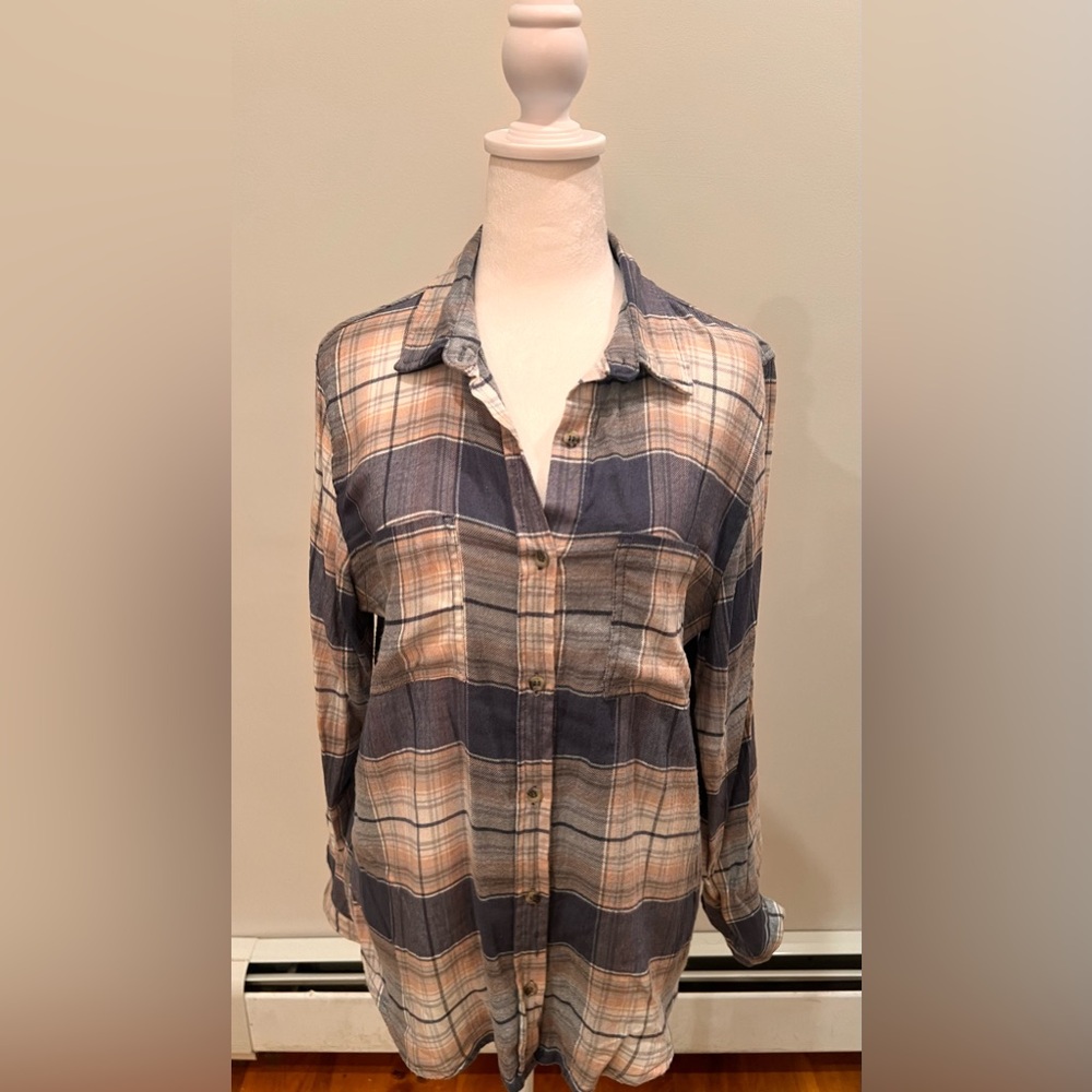 C&C California Flannel | Large | Blue/White/Pink